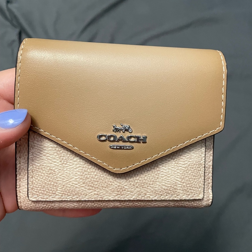 Coach trifold wallet